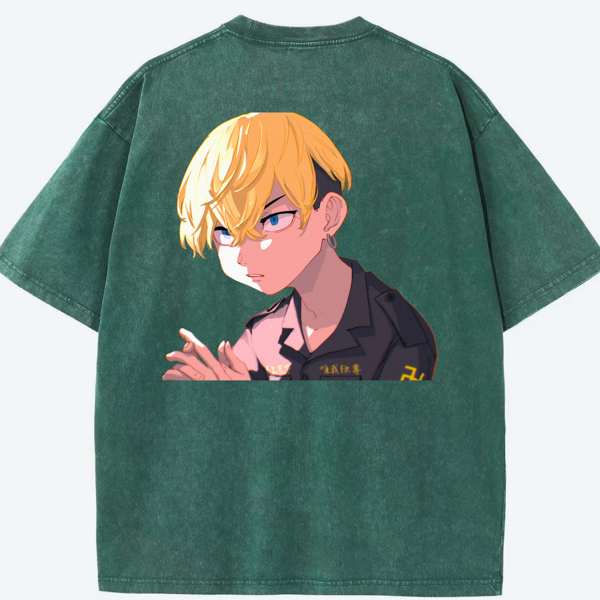 （画像用） 東京リベンジャーズ Tokyo Revengers 綿100% ヴィンテージ風 半袖Tシャツ（背面プリント）